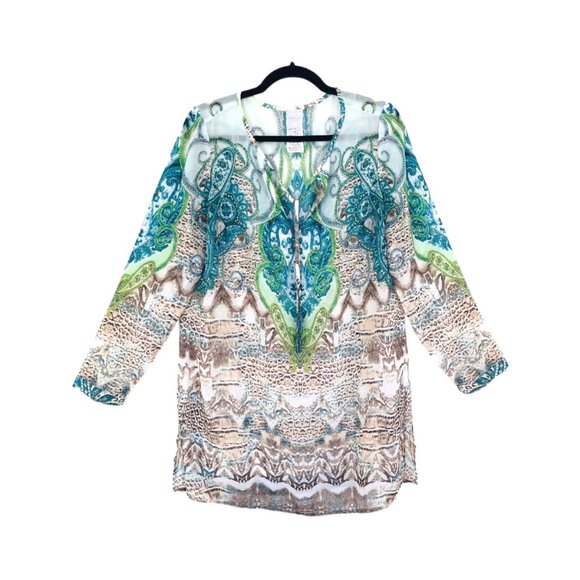 Chico's Paisley Tunic - Picture 3 of 8